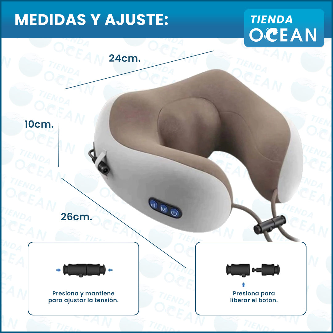 Almohada de Viaje Masajeadora